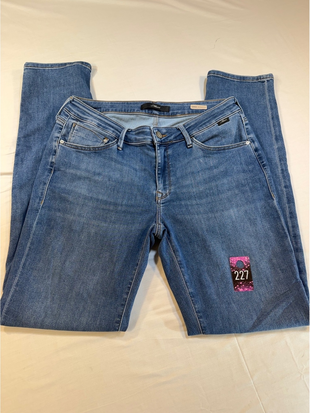 Mavi Emma Slim Boyfriend Jeans in Classic Blue Denim